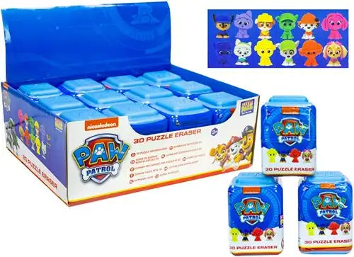 5056219084749 – Paw Patrol Scented Puzzle Palz 3D Gommes parfumées assorties 4,5x6cm (colis 12 pièces en display)