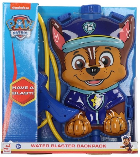 5056219017822 Paw Patrol Water Blaster Sac à Dos Chase 26,5x28,5cm Été Enfant Neuf