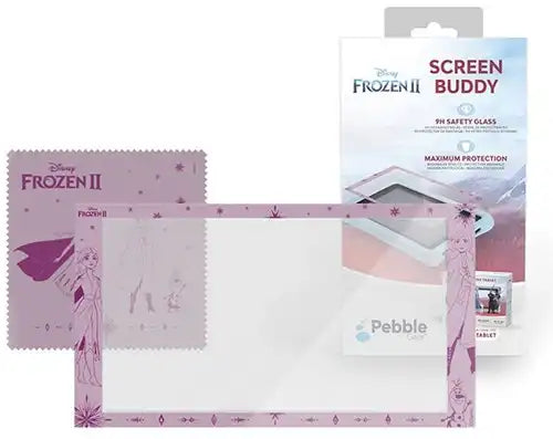 4039621915918 – Colis de 50 pcs : Pebble Gear Disney Frozen II Screen Buddy Protection Glass 7" Tablet 14x21,5 cm – Grossiste accessoires tablettes