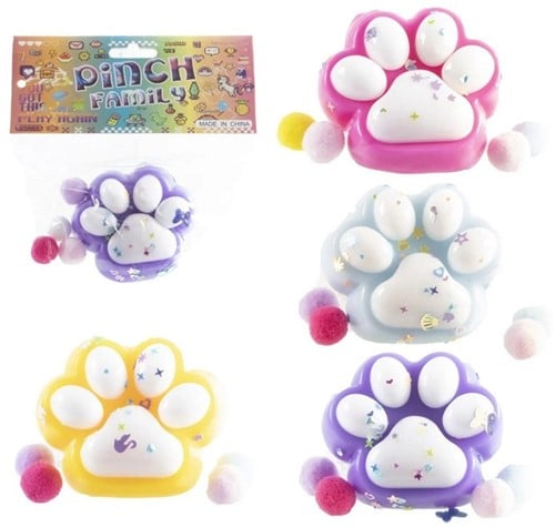 8720847745804 Lot 16x Pinch Family Paw 24g 7,5x6,5cm 4 assortis