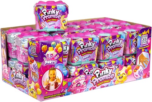 4895247401842 Pinky Promise Gemmy Friends Party Giftbox – Capsule surprise 5x6 cm avec figurine Sanrio assortie – Bandai