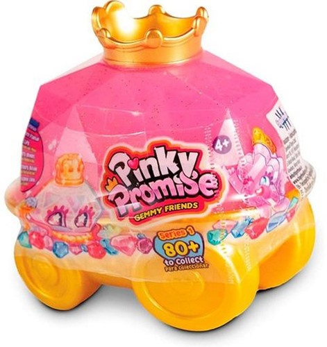 3701405814397 Pinky Promise Gemmy Friends Royal Carriage – Coffret surprise 7x8 cm avec 3 figurines et accessoires – Bandai