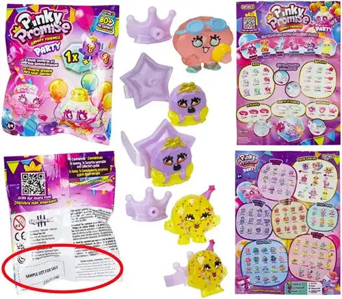 Pinky Promsie Gemmy Friends Party Blindbag 8x9cm (No Barcode)