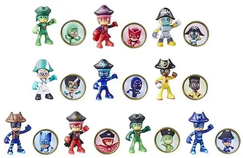 5010993937837 – Colis de 12 pcs : PJ Masks Pirate Power figurines de collection 8cm (boîte 7×10cm) – présentoir officiel