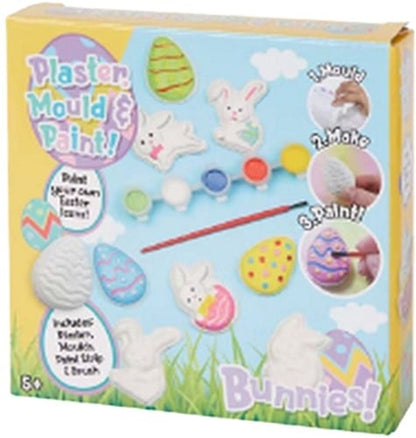 5056219089416 – Plaster Mould & Paint! Lot 2 pcs Chicks! & Bunnies! – 16x16cm