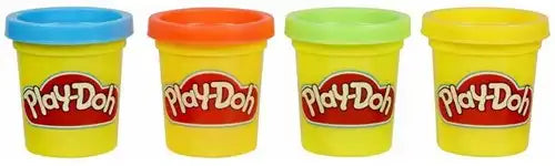 5010994922108 – Play-Doh pack 4 pots pâte à modeler 224g 6x20,5cm (colis 6 packs)