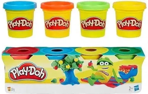 5010994922108 – Play-Doh pack 4 pots pâte à modeler 224g 6x20,5cm (colis 6 packs)