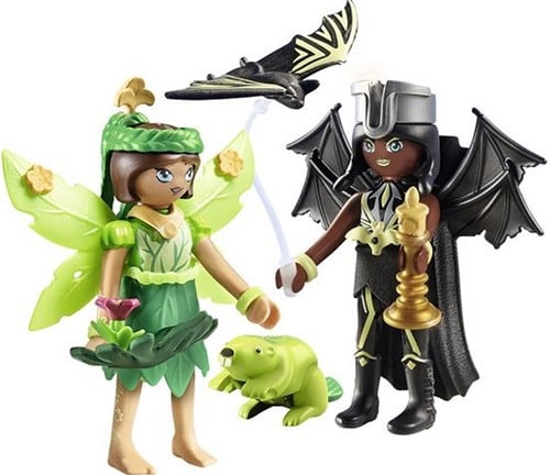 Playmobil Adventures of Ayuma Figures 2er-Pack Forest Fairy + Bat Fairy 14x4cm