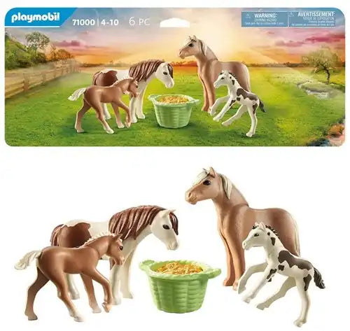 4008789710000 – Playmobil Country 2 Poneys islandais avec poulains – Grossiste Playmobil