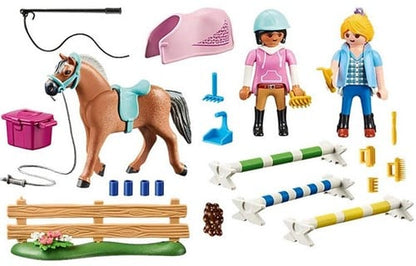 4008789712424 | Playmobil Country - Set de Jeu Cours de Conduite Équestre 14x18,5cm