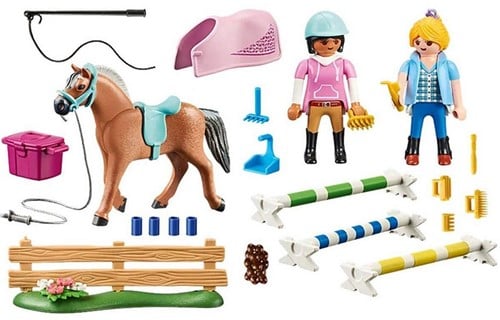 4008789712424 | Playmobil Country - Set de Jeu Cours de Conduite Équestre 14x18,5cm