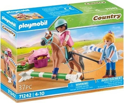 4008789712424 | Playmobil Country - Set de Jeu Cours de Conduite Équestre 14x18,5cm