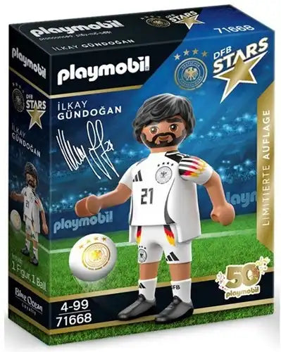 4008789716682 – Playmobil DFB Stars Ilkay Gündogan 9x12cm (Colis 2 pièces)
