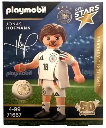 4008789716675 – Playmobil DFB Stars Jonas Hofmann 9x12cm (colis 2 pièces)