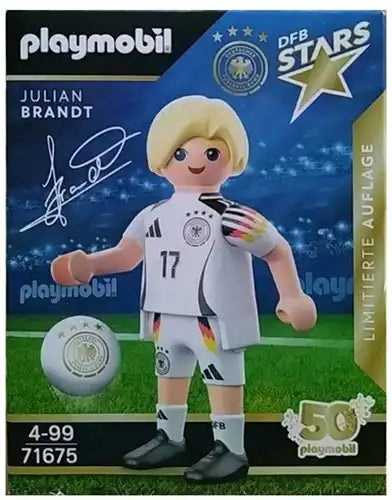 4008789716750 – Playmobil DFB Stars Julian Brandt 9x12cm (colis 2 pièces)