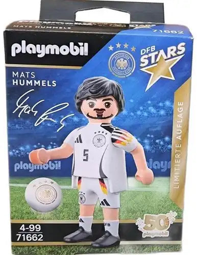 4008789716620 – Playmobil DFB Stars Mats Hummels 9x12cm (Colis 2 pièces)