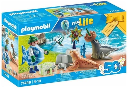 4008789714480 – Playmobil My Life Coffret Cadeau Nourrir les Animaux – Set 39 pièces 14x25cm – Jeu Créatif 4-10 ans