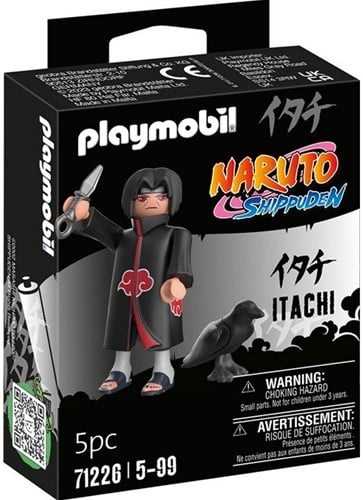 4008789712264 – Playmobil Naruto Itachi Akatsuki 9x12cm – Figurine Officielle Naruto Shippuden