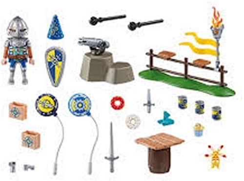 4008789714473 Playmobil 71447 Novelmore Coffret Cadeau Anniversaire Chevalier – Prince Arwynn 24,8x14,2x7cm