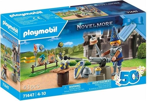 4008789714473 Playmobil 71447 Novelmore Coffret Cadeau Anniversaire Chevalier – Prince Arwynn 24,8x14,2x7cm