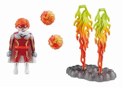 4008789708724 – Playmobil Special Plus 70872 Superhero (8 pcs) figurine avec effets “flammes” – unité pas chère
