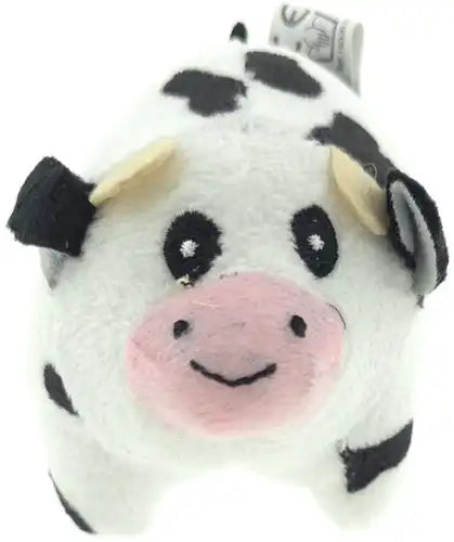 16219 – Lot revendeur 4 pcs Peluche Vache 12 cm