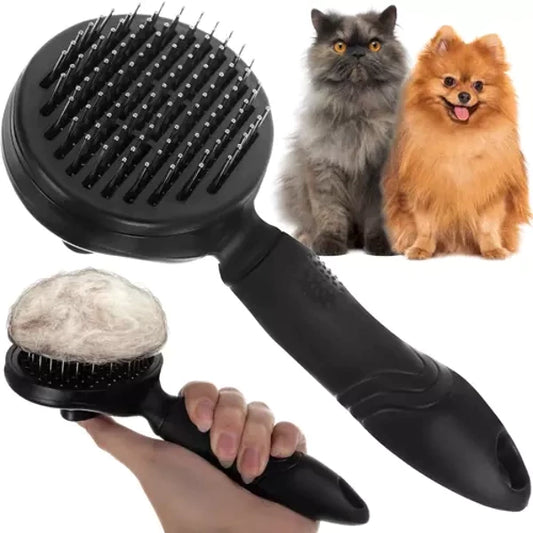 Brosse à cheveux autonettoyante