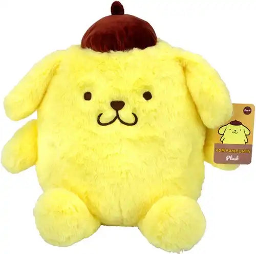 8721246998556 Pompompurin Fluffy Peluche 28 cm Sanrio