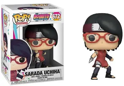 889698454261 – Vente en gros Funko POP! Boruto – Sarada Uchiha ~9 cm – Figurine vinyle