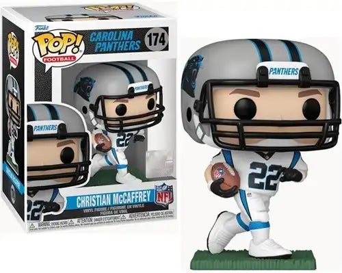889698656894 – Funko POP! NFL Carolina Panthers Christian McCaffrey (Away) #174