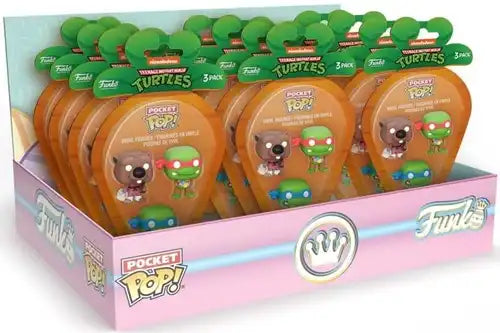 889698764421 – Funko POP! Pocket Carrot TMNT – 3 Pack – Display de 12