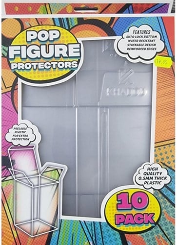 🏷️ 5056474209413 – Lot 10 Boîtes de Protection Pop! – Figurines Funko 0,5mm – Résistantes et Empilables