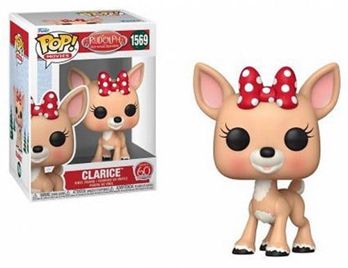 889698810401 POP! Rudolph Red Nose Reindeer Clarice #1569 Funko 60th Anniversary