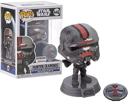 POP! Star-Wars AtG Hunter with Pin