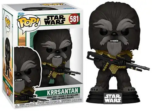 889698686518 – POP! Star Wars: Il libro di Boba Fett – Krrsantan con pistola grande 