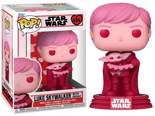 889698601252 – POP! Star Wars Luke Skywalker with Grogu – Official Funko Figure 