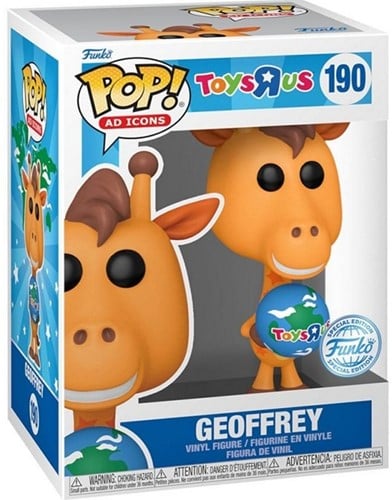 889698735551 – Funko POP! Geoffrey Toys“R”Us avec Globe – Figurine Mascotte Collector #190