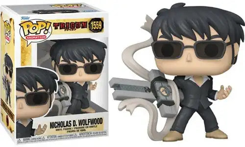 889698755504 – Funko POP! Trigun Nicholas D. Wolfwood with Punisher n°1559 (1 pièce)