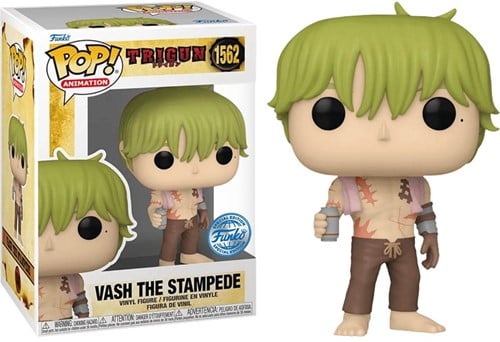 889698776202 – Funko POP! Trigun Vash Shirtless PX – Figurine Exclusive Animation #1562