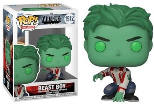 889698758741 POP! TV Titans Beast Boy #1512 Funko DC Comics Figurine Collector 2023