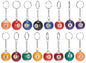 5038104615672 – Porte-clés Pool Ball 3,2 cm – Lot de 16 assortis en display