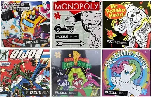 Puzzle 300 pcs 6 assortis 27x27,5cm