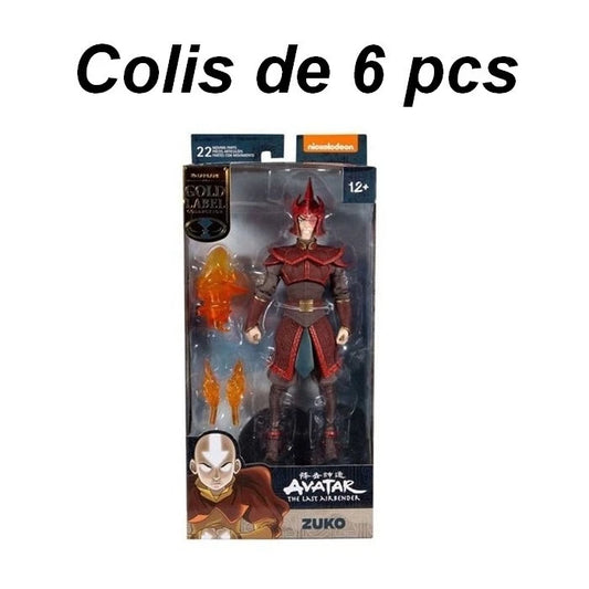 787926191172 colis de 6 pcs : McFarlane Avatar The Last Airbender Zuko Gold Labe