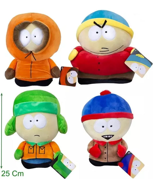 Z72 lot de 4 pcs : South Park Peluche assortis 25cm 5056474208447 STPPLL01B c