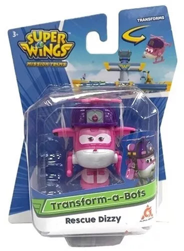 6911400379785 Super Wings Transform-a-Bots Rescue Dizzy 11x15cm YW730022