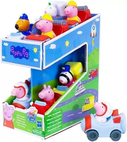 B1984 lot de 8 pcs 5010993846245 Hasbro Peppa Pig Little Buggy 8x6cm thy