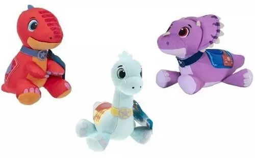 Lot de 3 Mini Peluches Dino Ranch 15cm Assorties - Jazwares - S545