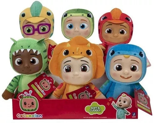 C2412 lot de 6 pcs 191726458265 Cocomelon Pouppee 20cm Jazwares