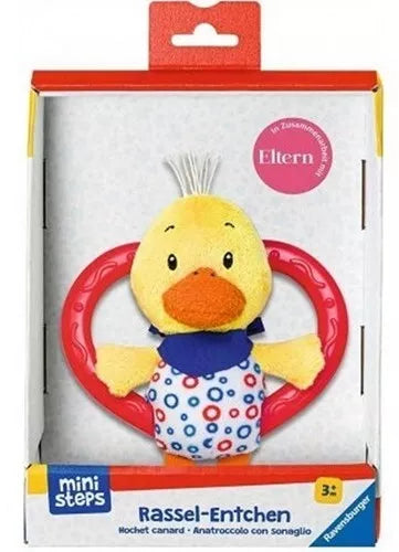 B2101 4005556041602 Ravensburger MiniSteps Canard à hochet en peluche 15,5x20cm