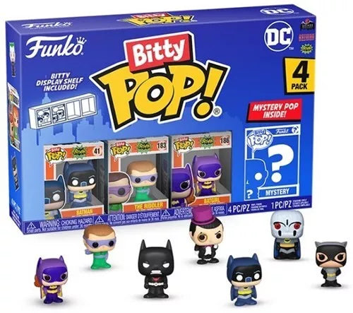 JJ83 Bitty POP! DC Batgirl 4-Pack 9,5x14cm